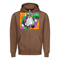 Chestnut cute ghost halloween tumbler Zipper Hoodie - BundleAndBundleShop