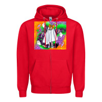 Red cute ghost halloween tumbler Zipper Hoodie - BundleAndBundleShop