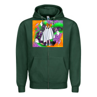 Sports Green cute ghost halloween tumbler Zipper Hoodie - BundleAndBundleShop