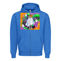 True Royal cute ghost halloween tumbler Zipper Hoodie - BundleAndBundleShop