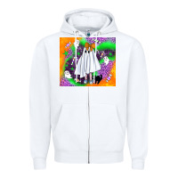 White cute ghost halloween tumbler Zipper Hoodie - BundleAndBundleShop