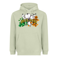 Matcha ireland flag Heavyweight Hoodie - NancyCooperArtShop