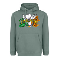 Sage ireland flag Heavyweight Hoodie - NancyCooperArtShop