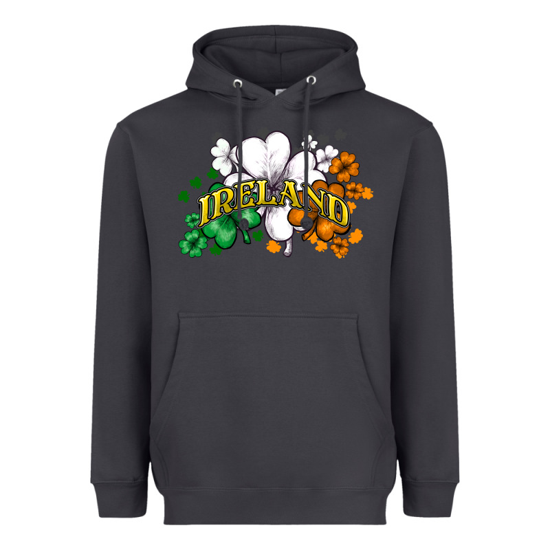 Ireland Flag Heavyweight Hoodie by NancyCooperArtShop | Teevron