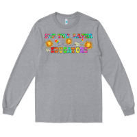 Heather Grey see you later educators  libbey glass Long Sleeve Tee - HRA Design Shop