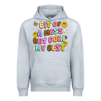 Heather Grey bit of a mess but doin' my best Urban Hoodie - Artiststas