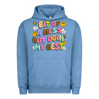 Pigment Pebble Blue bit of a mess but doin' my best Urban Hoodie - Artiststas