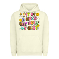 Pigment Pistachio bit of a mess but doin' my best Urban Hoodie - Artiststas