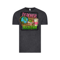 Vintage Black teacher assistant Vintage Tee - texasbilliewilder