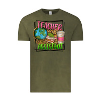 Vintage Olive teacher assistant Vintage Tee - texasbilliewilder