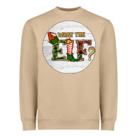 Mushroom What The Elf Christmas Heavyweight Sweatshirt - RanaPortraitStore