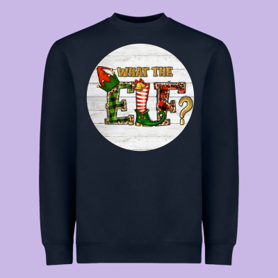 Heavyweight Sweatshirt What The Elf Christmas