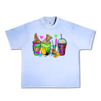 Grape Ice nail art coffee cups Urban Heavy Tee - Zillion Design Studio