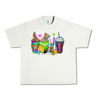 Pistachio nail art coffee cups Urban Heavy Tee - Zillion Design Studio