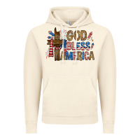 Vintage Artic god  bless america with cross Vintage Hoodie - RanaPortraitStore