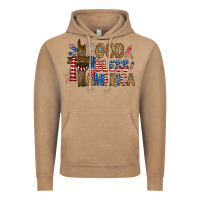 Vintage Coffee god  bless america with cross Vintage Hoodie - RanaPortraitStore