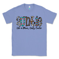 Colony Blue auntie  like a mom, only cooler Classic Tee - CowhideDigitalArt