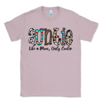 Lilac auntie  like a mom, only cooler Classic Tee - CowhideDigitalArt