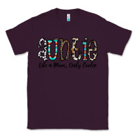 Plum auntie  like a mom, only cooler Classic Tee - CowhideDigitalArt