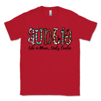 Red auntie  like a mom, only cooler Classic Tee - CowhideDigitalArt