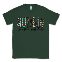 Sports Green auntie  like a mom, only cooler Classic Tee - CowhideDigitalArt