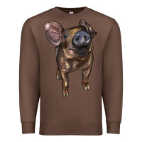Chestnut baby duroc pig Premium Sweatshirt - LillyAllenDesigns