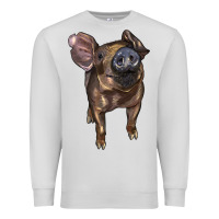 Dove Grey baby duroc pig Premium Sweatshirt - LillyAllenDesigns
