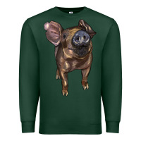 Sports Green baby duroc pig Premium Sweatshirt - LillyAllenDesigns