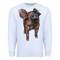 White baby duroc pig Premium Sweatshirt - LillyAllenDesigns