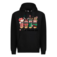 Black teacher christmas Premium Hoodie - MaliasSmallBusiness