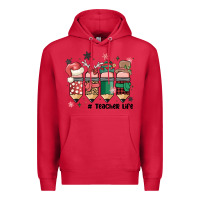 Cardinal teacher christmas Premium Hoodie - MaliasSmallBusiness
