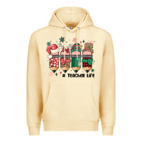 Pina Colada teacher christmas Premium Hoodie - MaliasSmallBusiness