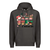Smoke teacher christmas Premium Hoodie - MaliasSmallBusiness