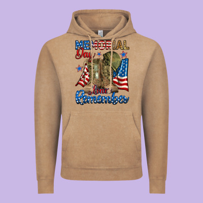 Vintage Hoodie memorial day honor remember