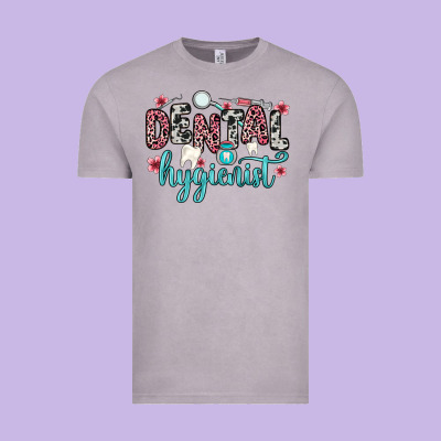 Dental Hygienist Vintage Tee Designed By Zillion Design Studio