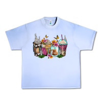 Grape Ice floral coffee cups Urban Heavy Tee - Zillion Design Studio