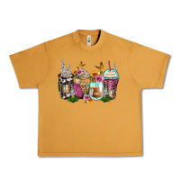Peanut Butter floral coffee cups Urban Heavy Tee - Zillion Design Studio