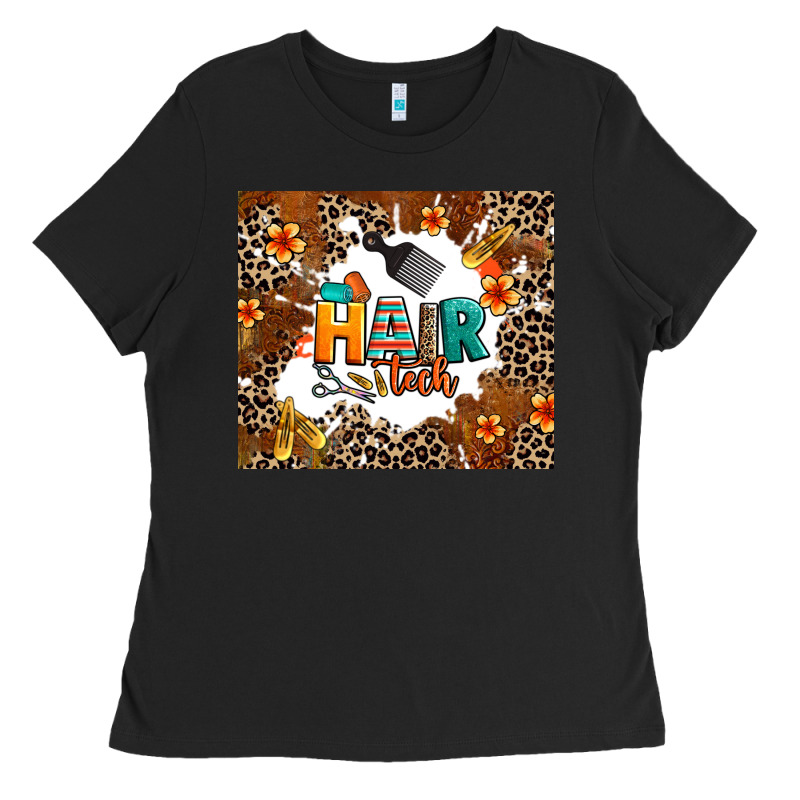 Hair Tech Ladies Tee by AdoDesignShop | Teevron