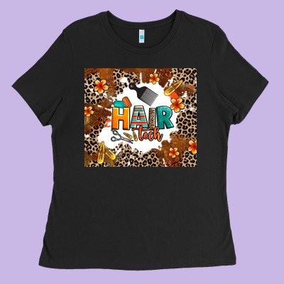 Hair Tech Ladies Tee Designed By Adodesignshop