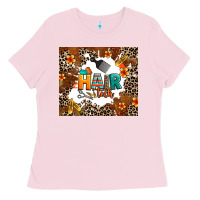 Bubblegum Pink hair tech Ladies Tee - AdoDesignShop