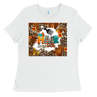 White hair tech Ladies Tee - AdoDesignShop