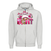 Dove Grey breast cancer together we fight with baseball Zipper Hoodie - Artiststas