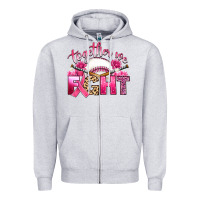 Heather Grey breast cancer together we fight with baseball Zipper Hoodie - Artiststas