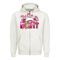 Oatmeal Heather breast cancer together we fight with baseball Zipper Hoodie - Artiststas