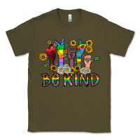 Army Green be kind Classic Tee - CowhideDigitalArt