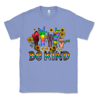 Colony Blue be kind Classic Tee - CowhideDigitalArt