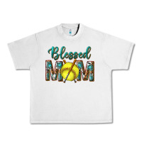 Lunar Rock western blessed mom with softball Urban Heavy Tee - texasbilliewilder