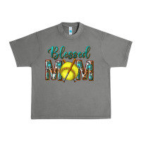 Tornado western blessed mom with softball Urban Heavy Tee - texasbilliewilder
