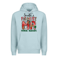 Blue Mist santa favorite medical assistant Premium Hoodie - MaliasSmallBusiness