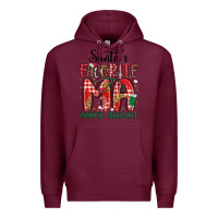 Burgundy santa favorite medical assistant Premium Hoodie - MaliasSmallBusiness